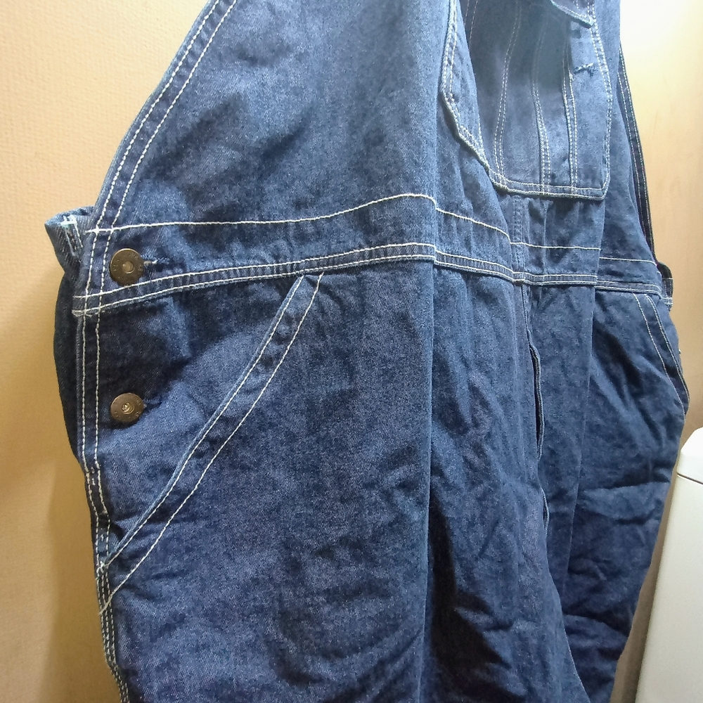 Vintage denim Overalls Big & Tall - Picture 7 of 7